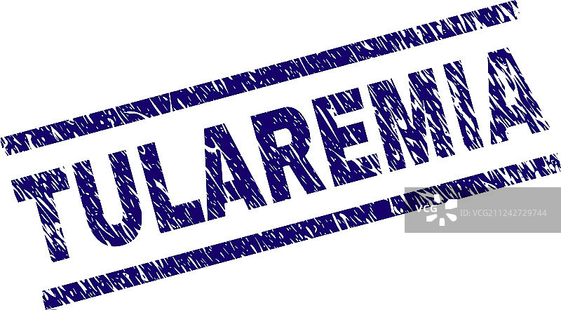 带有肌理的兔热病图章图片素材