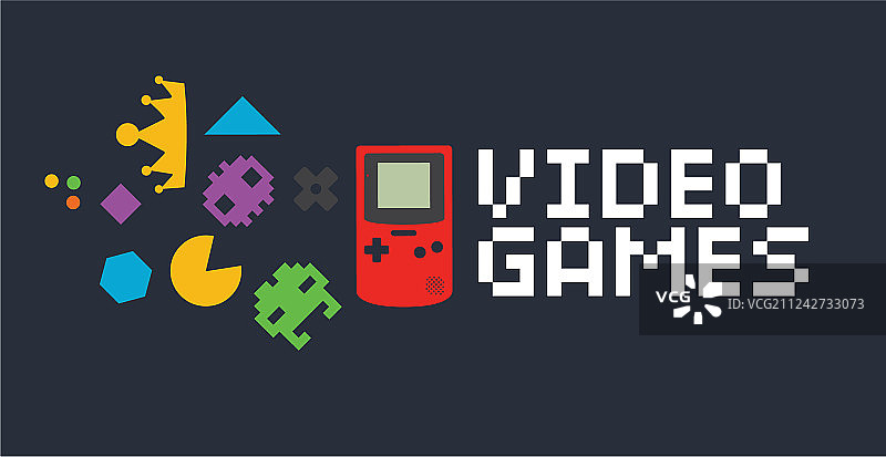 游戏机游戏图标背景图片素材