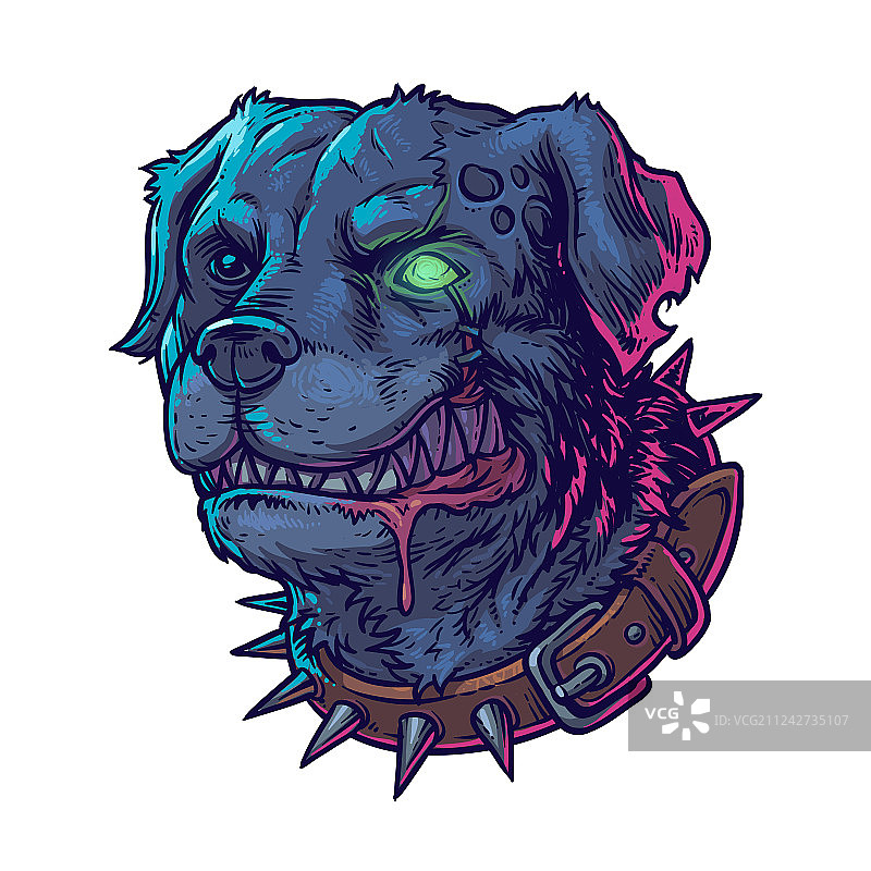 凶猛的恶犬图片素材