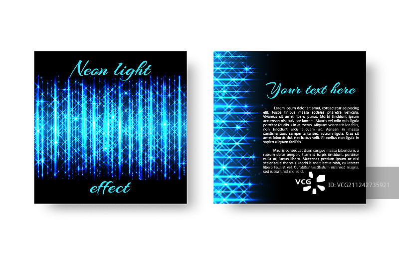 霓虹灯banner图片素材