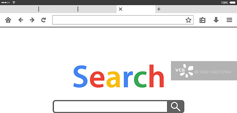浏览器窗口平板电脑手机图片素材