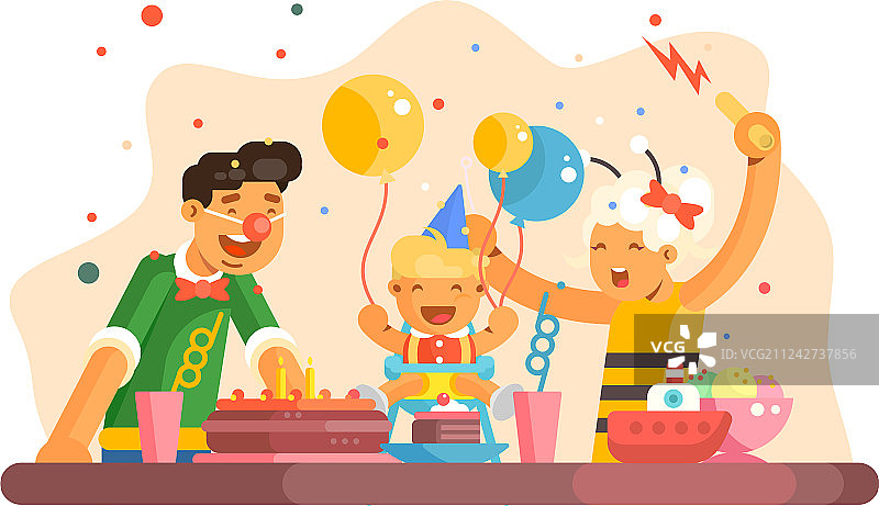 有趣的儿童派对图片素材