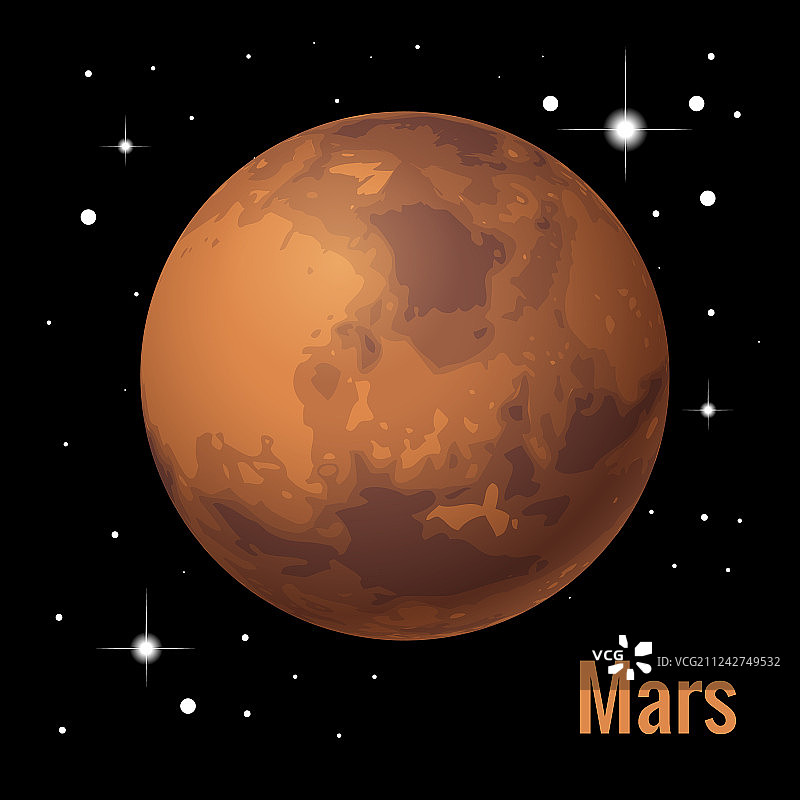 高品质火星行星3D效果图片素材