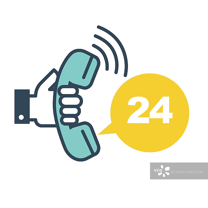 全天候24小时在线支持热线图片素材