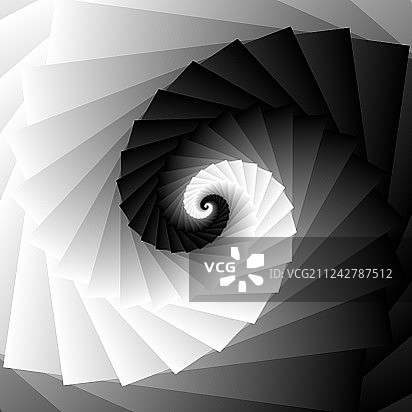 旋转螺旋灰度几何背景图片素材