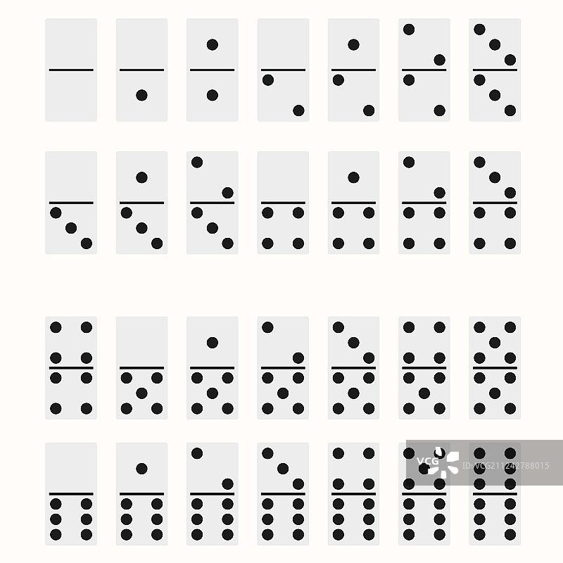 多米诺骨牌全套图片素材