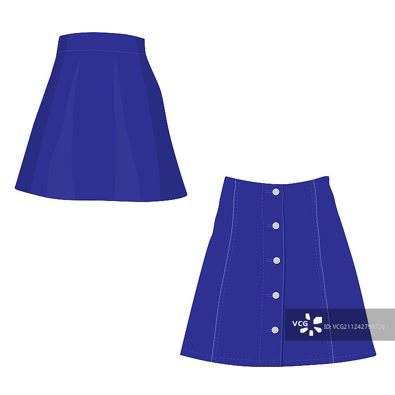 时尚女裙模板设计图片素材