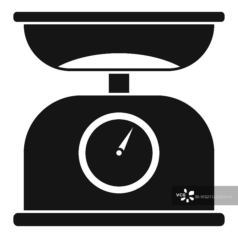 简约厨房秤图标图片素材
