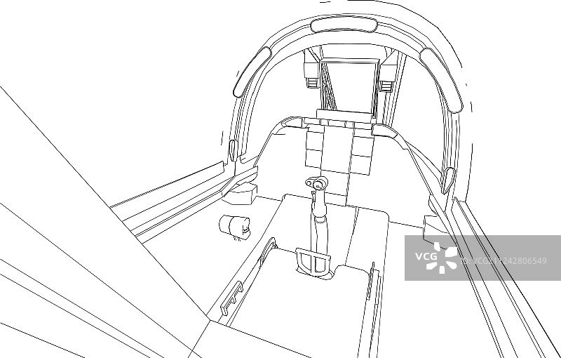 战斗机内部驾驶舱图片素材