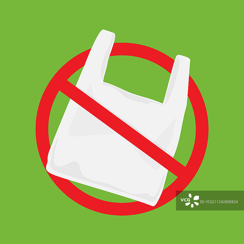 拒绝塑料袋海报图片素材