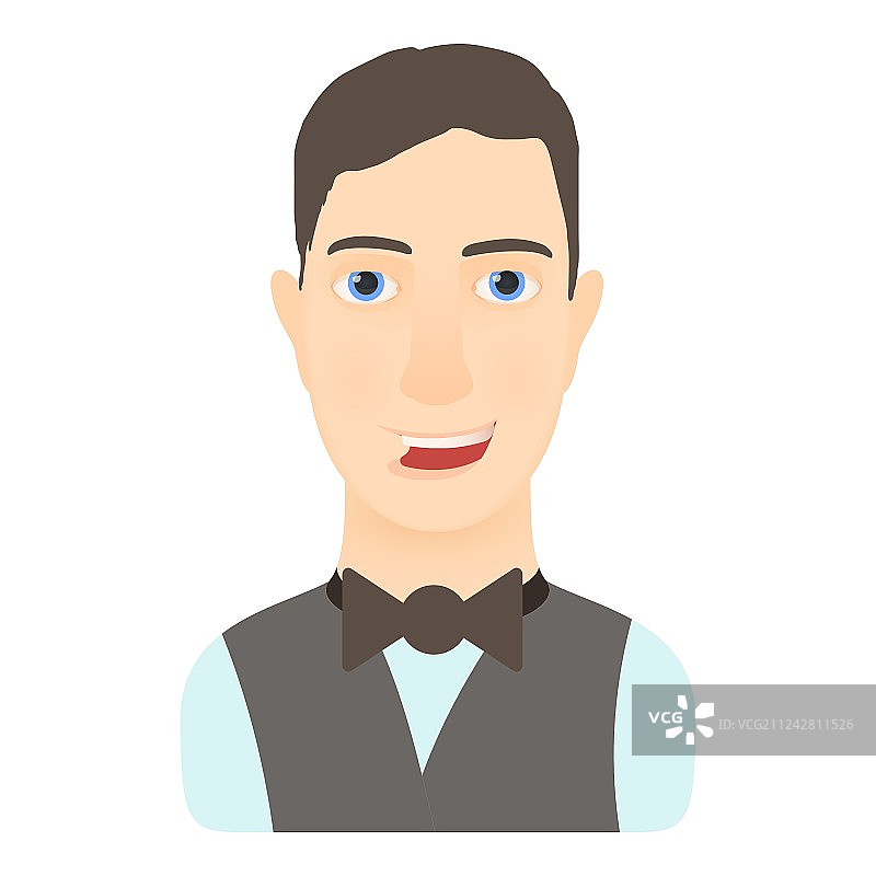 卡通风格的荷官图标图片素材