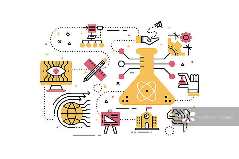 科技工程数学教育图片素材