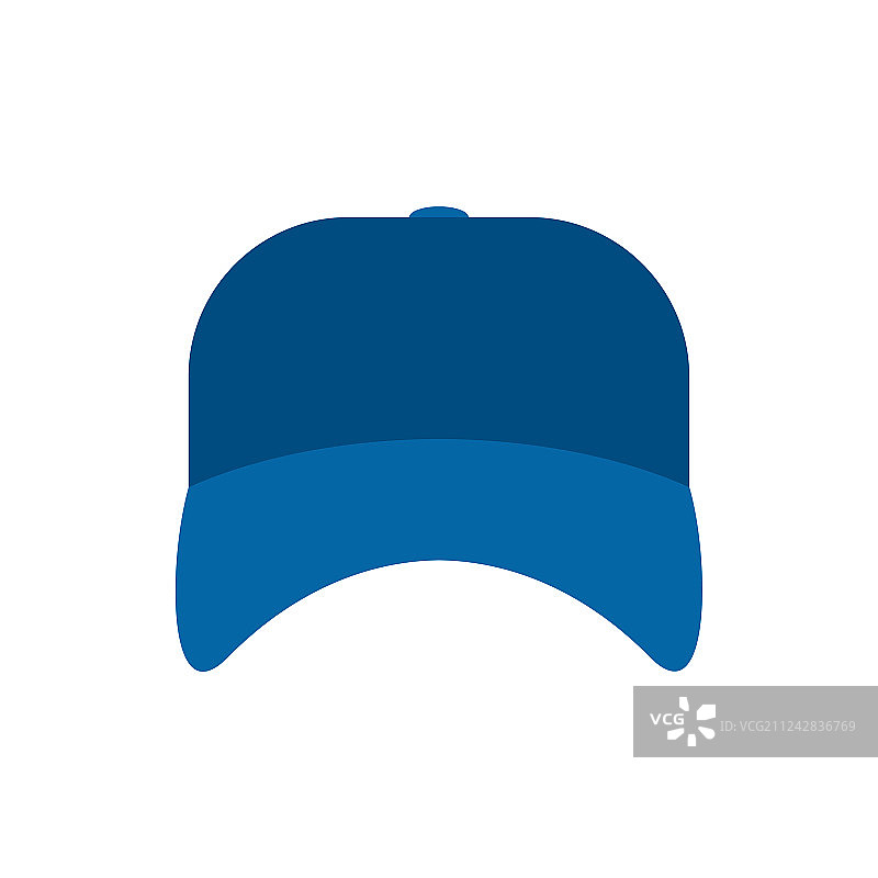 蓝色水管工帽子 isolated图片素材