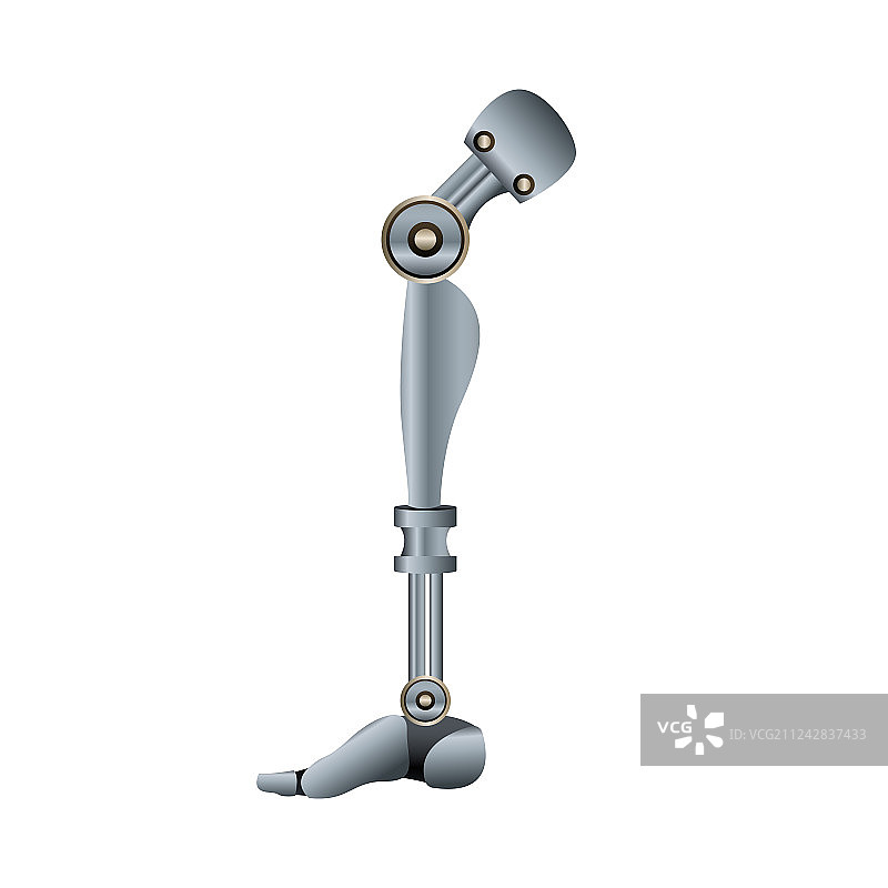机械腿假肢图片素材