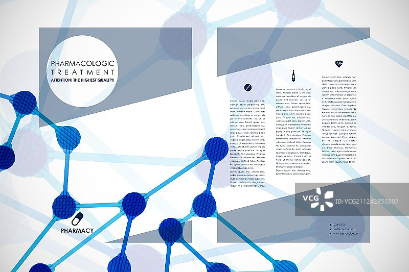 一套宣传册海报设计模板在DNA图片素材