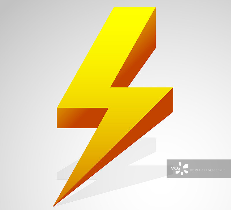 闪电形状灯光图片素材