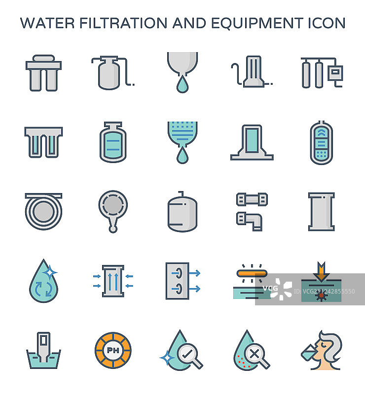 水过滤图标图片素材