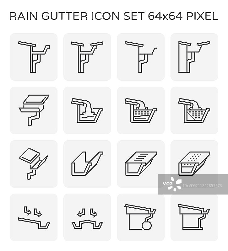 雨水槽图标图片素材