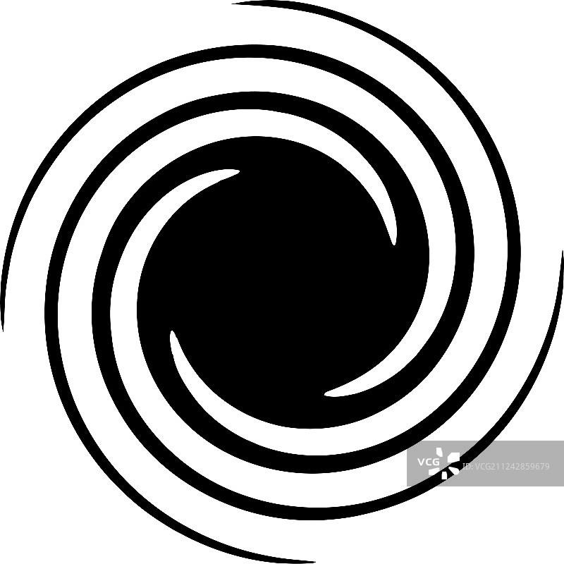 白色圆形放射抽象元素图片素材