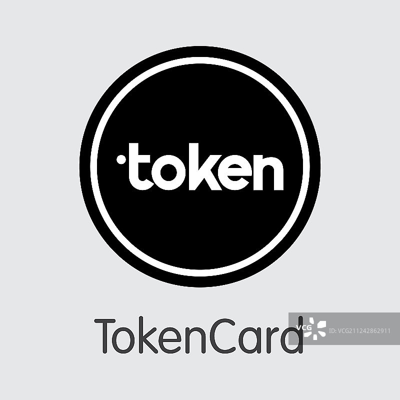 代币卡加密货币硬币符号图片素材