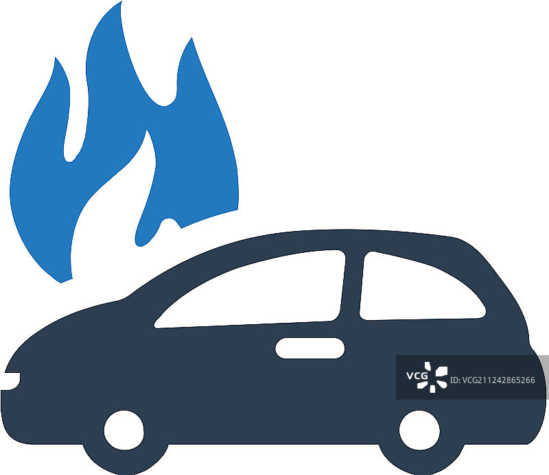 汽车碰撞图标图片素材