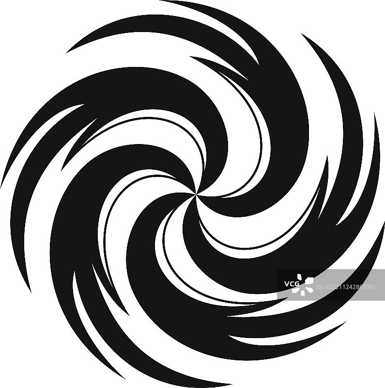 龙卷风图标（简约风格）图片素材