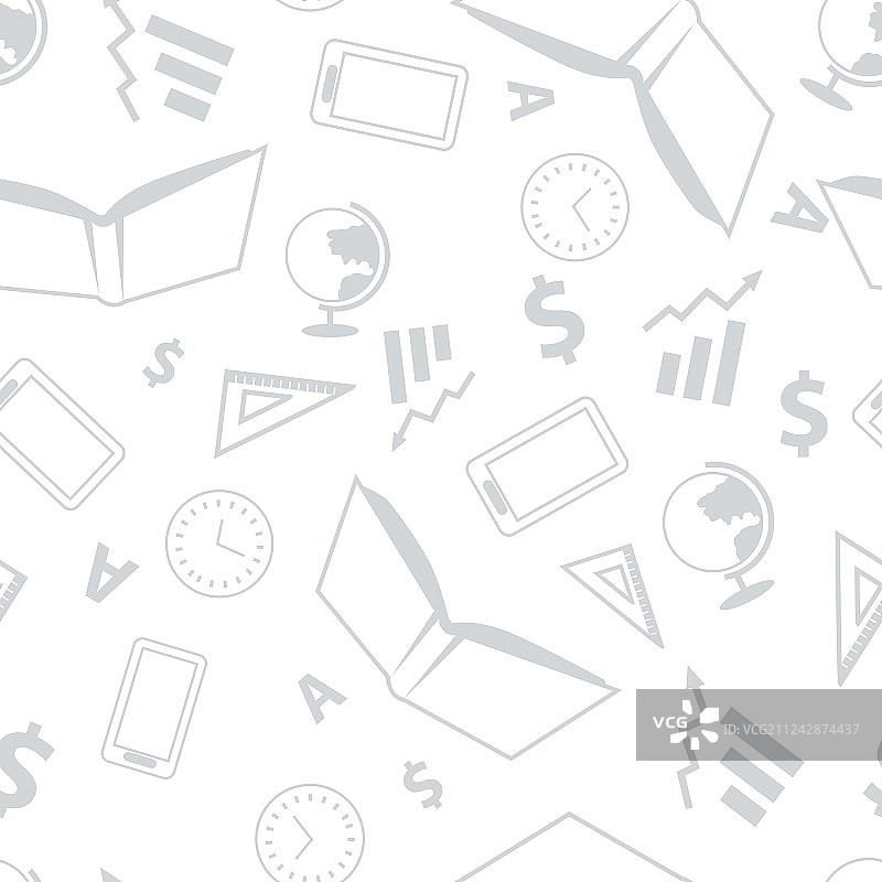 校园无缝图案图片素材