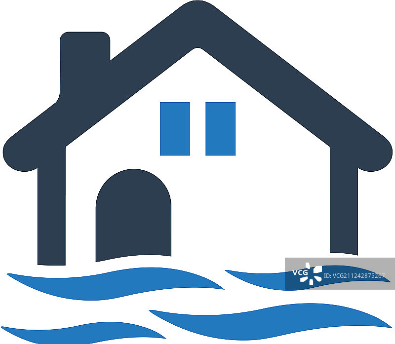 洪水图标图片素材