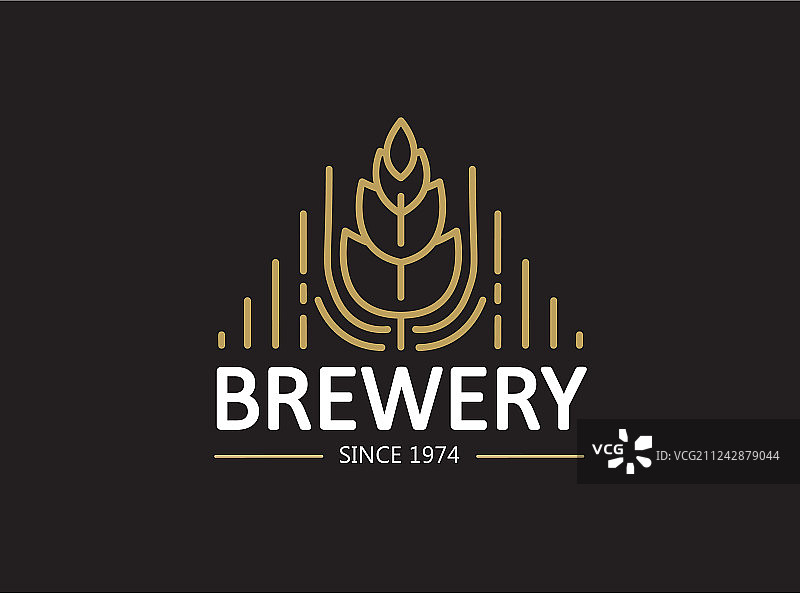 啤酒厂啤酒屋标签图片素材