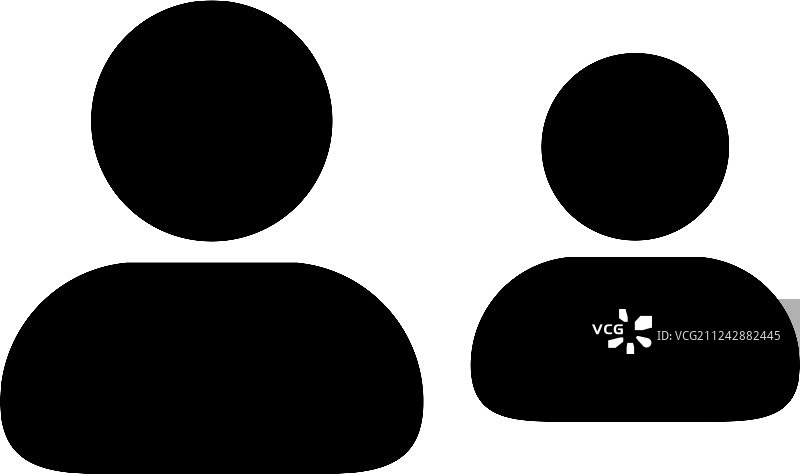 会议图标男性人群符号头像图片素材