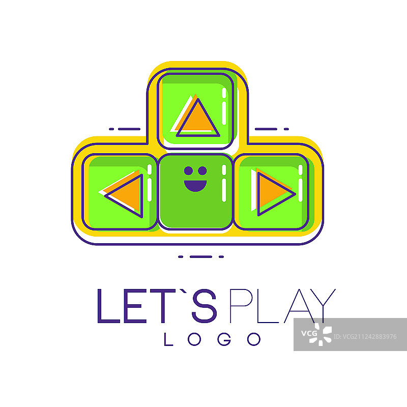 游戏手柄按钮创意标志图片素材