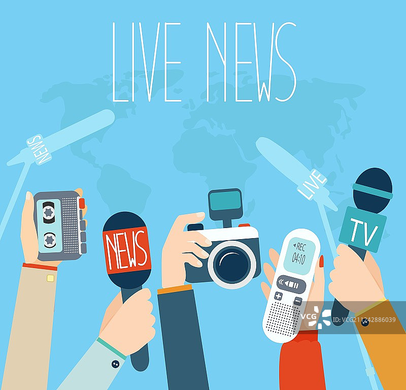 新闻业概念图片素材