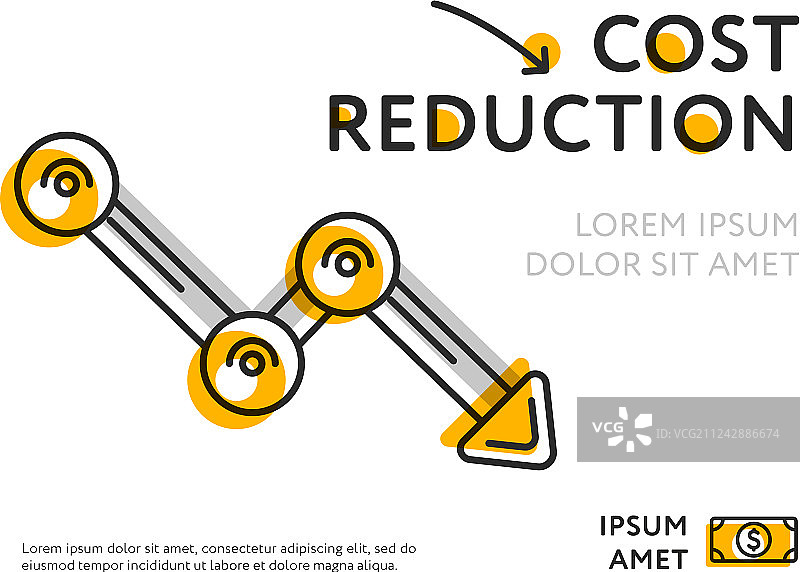 价值下跌彩色箭头图片素材