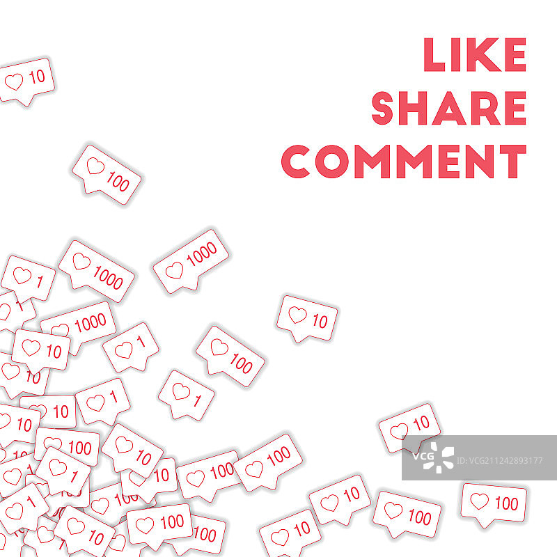 社交媒体图标 社交媒体营销图片素材