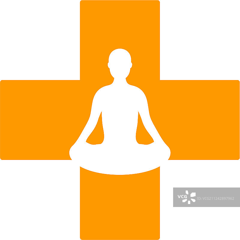 瑜伽医药标志图标设计图片素材