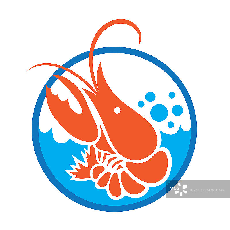 龙虾Logo图片素材