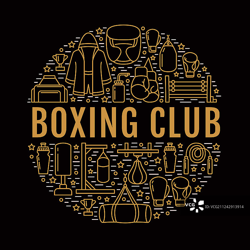 拳击海报模板运动训练图片素材