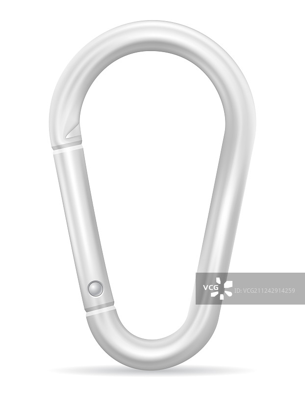 已固定的登山扣图片素材