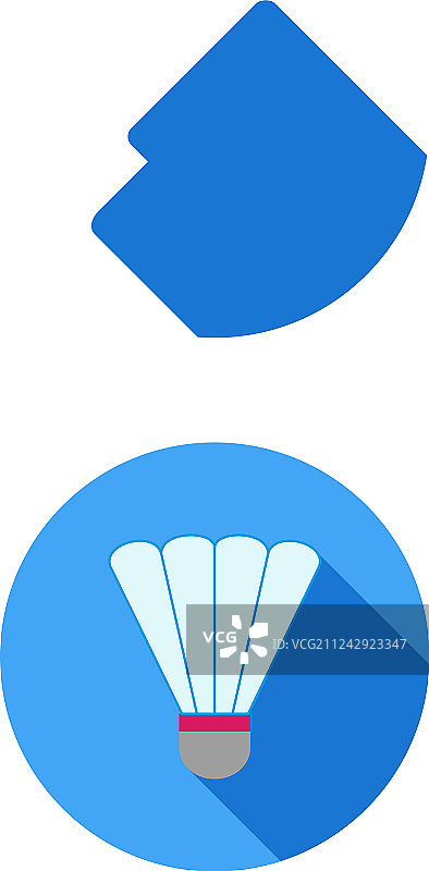 羽毛球图标，运动标志图片素材