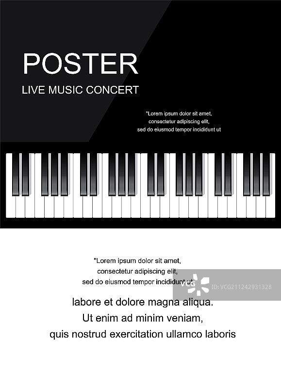 钢琴图标和现代音乐的钢琴键图片素材