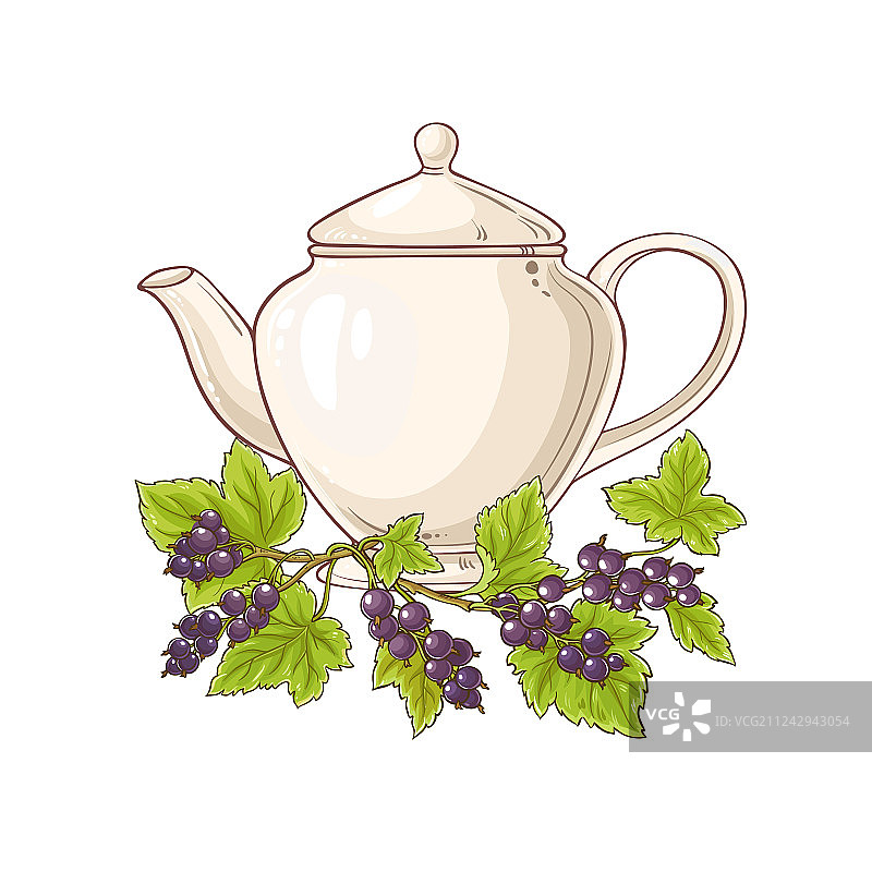 黑加仑茶图片素材