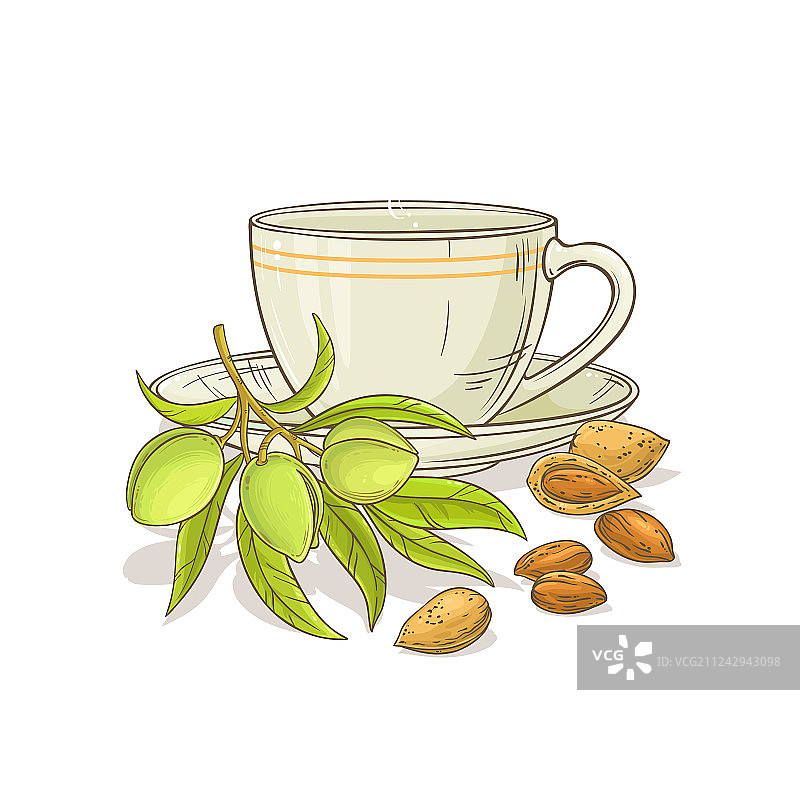 杏仁茶图片素材
