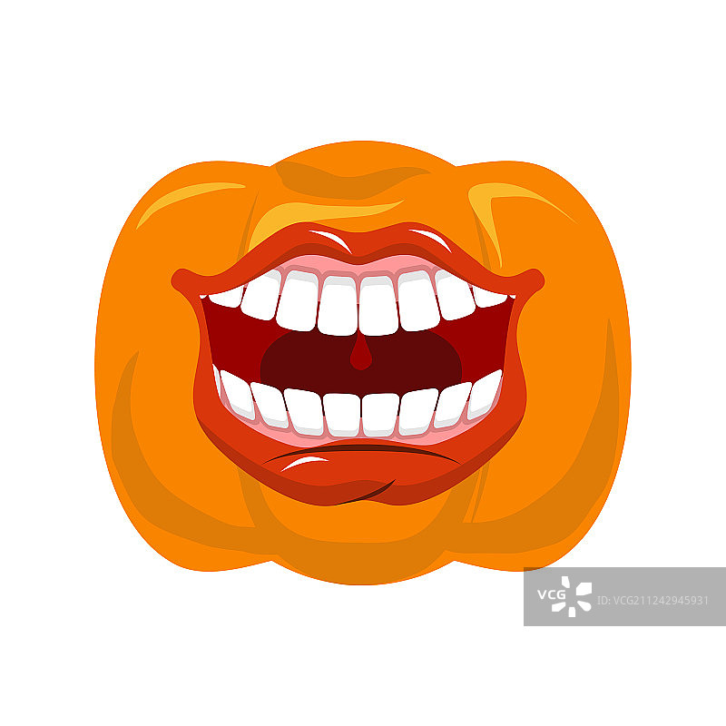 万圣节南瓜的尖叫图片素材