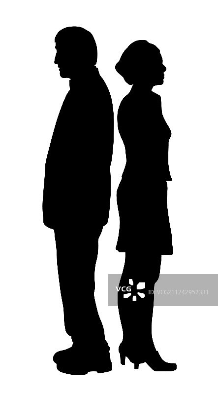 有关系问题的不悦情侣图片素材