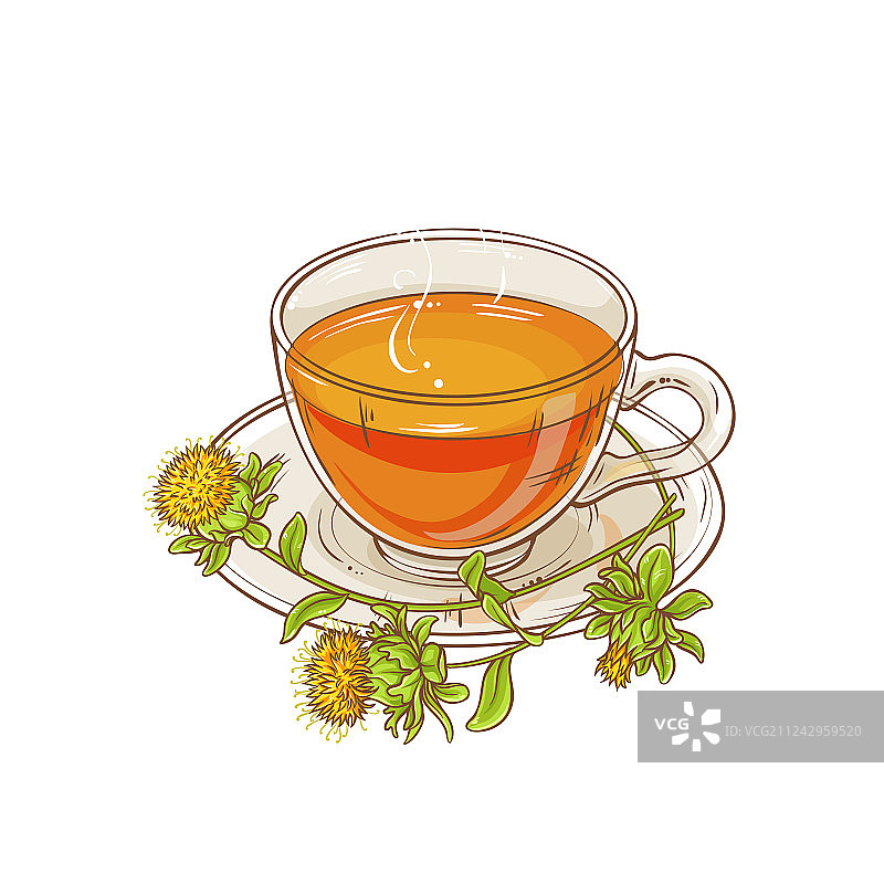 红花茶图片素材