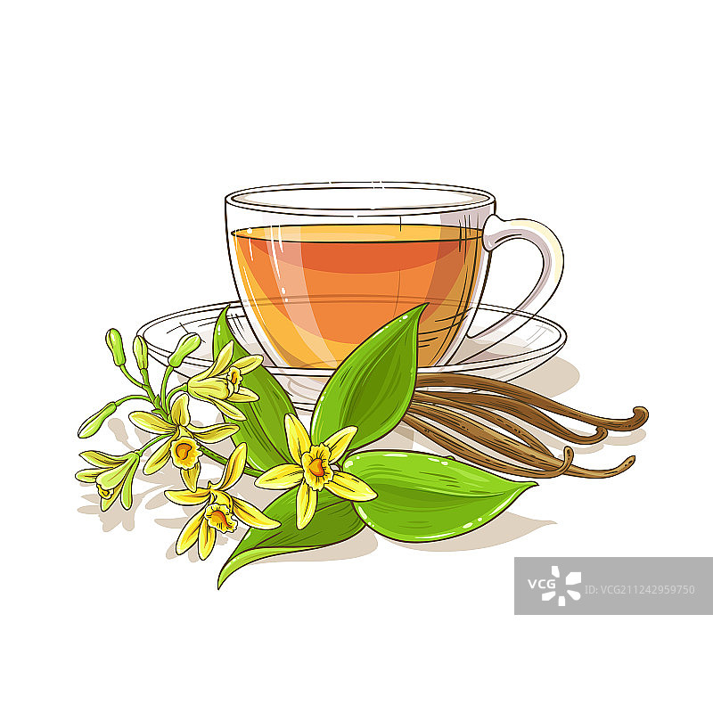 香草茶图片素材