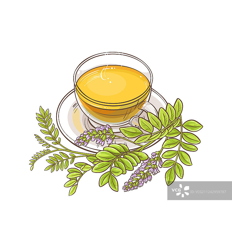 甘草茶图片素材