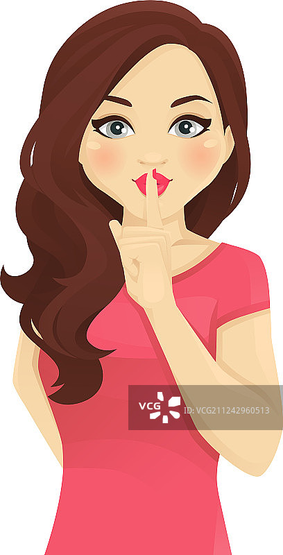 嘘！女人的秘密图片素材