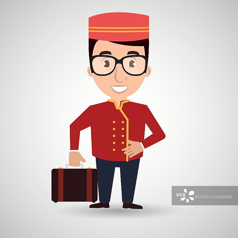 酒店员工头像图标图片素材