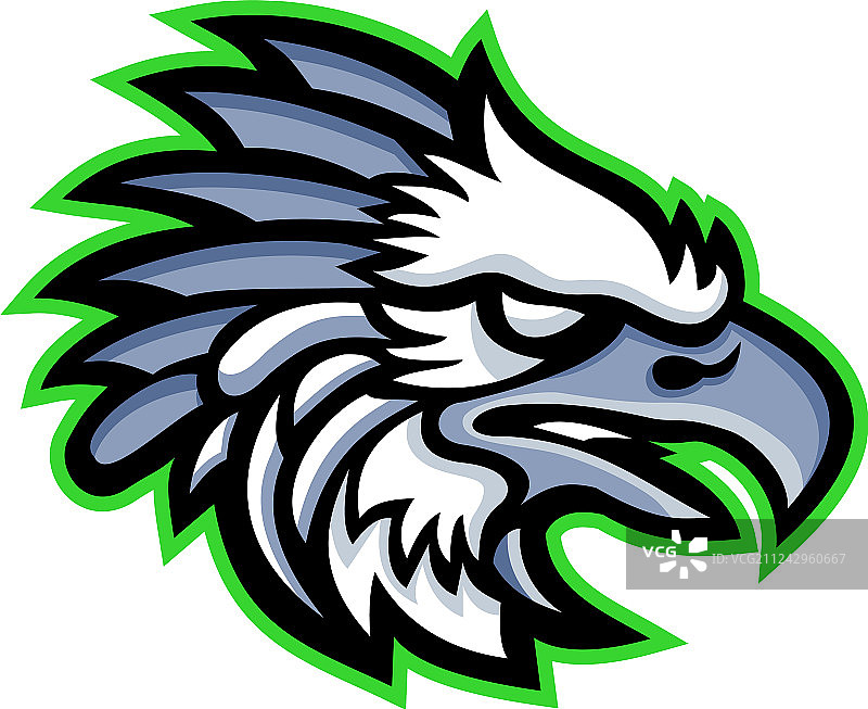 美洲角雕吉祥物图片素材